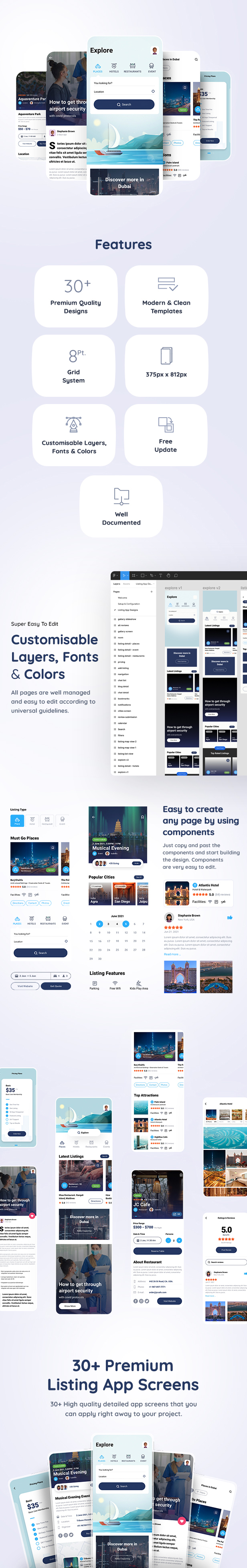 Findout - Listing Directory App Figma Template
